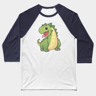 Cute Kawaii Dinosaur Baseball T-Shirt